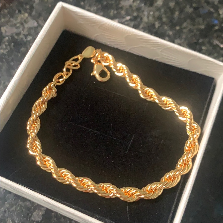 18k Gold Link Bracelet